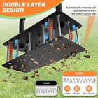 Lawn Aerator Tool  Grass For Soil Loosening   Yard Aerator  With 15 Iron Spikes