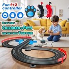 Slot Car Race Track Set Electric Powered Race Track Dual Racing Car Track Set