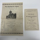 Lot 6 Vintage Religious Ephemera - Church Brochures  Marriage Service  Funeral  
