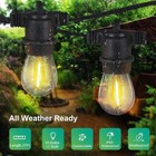 27ft S14 Led Outdoor String Lights Connectable Hanging Garden Patio Light Ip65