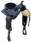 Western Cordura Trail Barrel Pleasure Horse Saddle Black 4989