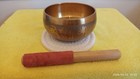 Tibetan Singing Bowl  94 Mm  3 8 Inches   Notes  F-a  Weight  338 G 