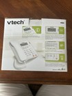 Vtech Landline Phone Corded Home Office Desk Wall Telephone Large Display  White