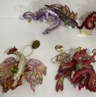 Dragons Of The Crystal Cave Christmas Ornaments Collection Set Of 9