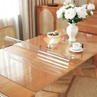 Protector De Mesa Transparente De Pvc De 1 5 Mm De Grosor  Rectangular Us Nuevo