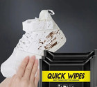 30pcs Disposable Shoe Cleaning Wipes     Quick Wet Wipes For White Sneakers - New