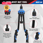 Rizom Rivet Nut Tool Kit  16    Rivnut Kit With 13 16inch  Blue Black