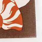 Vintage Mcm Marushka Screen Print Fabric Art Sea Shells Nautical Coastal Cottage