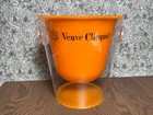Rare Veuve Clicquot Champagne Ice Bucket 10x10 Htf France Modern Lucite