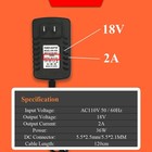 18v 2a 1 5a 0 5a Ac Adapter Power Supply 36w Switching Power Supply Adapter C   