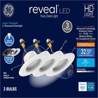 Ge 3pk Rs6 Recessed Can Reveal 65w Light Bulb