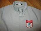 Vtg 80s Budweiser Patch Jacket Beer Delivery Guy 1984 Los Angeles Olympics L xl