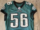 Authentic Game Worn Philadelphia Eagles Akeem Jordan Jersey Chiefs Redskins Cfl