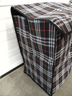 Folding Shopping Cart Liner Insert Rolling Utility Trolley Granny Basket Plaid