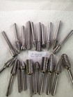 20 New Falcon   Sgs 1 4  Shank Carbide Burr Set   Double   Single Cut Usa  c755 