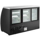 64  Black Curved Glass Refrigerated Deli Case