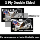 Pow Mia Eagle Flag 3x5 Outdoor Double Sided 3 Ply-made In Usa-pow Flag Durable P