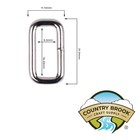 Country Brook Design   5 8 Inch Heavy Welded Rectangle Rings  10 Pack