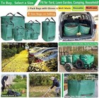 Professional 3-pack 106 Gallons Lawn Garden Bags  d31  H31 Inches  Reusable  