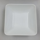 Delta Airline International First Class Plain White Small Square Bowl 0442-07012
