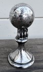 Antique 1927 Derby Silver Co  Figural Bowling Ball 10 Pin Trophy