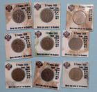 1915 -1916 Finland 5 Pennia Large Old Large Bronze Coin Nicholas Ii - Km 17