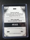 2025 Topps Star Wars Amy Allen As Aayla Secura Stellar Auto On Card