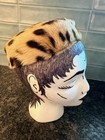 Vintage I magnin   Co  Spotted Real Fur Pill Box Hat - Mid Century