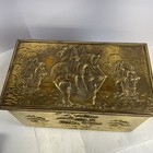 Brass Plated Wooden Nautical Box 