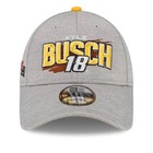 Kyle Busch New Era Name Splash 9forty Snapback Adjustable Hat - Gray
