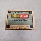 Vintage Federal Hi-power Shot Gun Shells 20 Ga Empty Box Mallard Duck Hunting 25