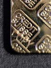1 Oz Credit Suisse  999 Gold Bar Fine  bu  24k Gilded Repro