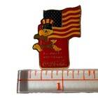 Los Angeles 1984 Olympic Pin Coca Cola Sam The Eagle Mascot Tie Tac Lapel Pin