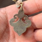Amulet Bronze Ancient Rare Pendant Stone Vintage Antique Blue Really