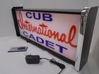 Cub Cadet International Led Display Lighted Sign Lightbox Wall Hanging Light