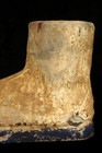 Antique Sculpture Wood And Plaster Cast  Folk Art Votive Foot 19th Century ex
