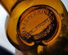 Rare 1870s Amber Seal Whiskey M   J S Perrine 37 N Front St Philadelphia