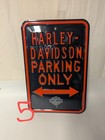 Harley Davidson Parking Only Metal Sign New Free Shipping