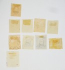10 Mint   Used Official Overprint Cost Rica 1883-1923 Collection Page Lot Stamp