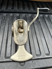 Vintage Enterprise Meat Grinder K-1978 No Clamp Chopper Grinder Wooden Handle