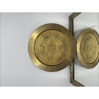 Antique Traditional Arabic Turkish Persian Solid Brass Dallah Tray