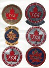 Trans Canada Airways Airmail Labels C1940-1950 Tca X13 Airmail Labels