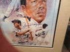 New York Yankees Joe Dimaggio Autograph Litho 11 X 14  Perfect 