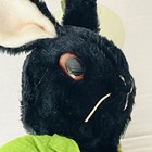 Vintage Beatrix Potter Black Rabbit 14    Plush Felt Stuffed Animal Eden Toys 1970