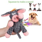 Pet Chew Toy Dog Puppy Squeaker Squeaky Play Soft Cute Sound Plush Teeth Toys