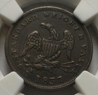 1837 Ht-73 Half Cent Of Copper - Ngc Au 50 Bn  Hard Times Token