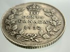 1932 Canada 10 Cents Dime Circulated Coin Km  23a Ten Cents Jj041