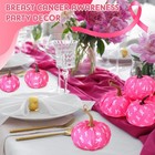 Amyhill 12 Pcs Breast Cancer Awareness Decorations 2   2 6   3 2   Pink Ribbo   