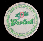 Vintage Grolsch Beer Coaster Netherlands
