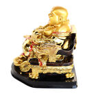 Golden Dragon Chair Buddha Statue